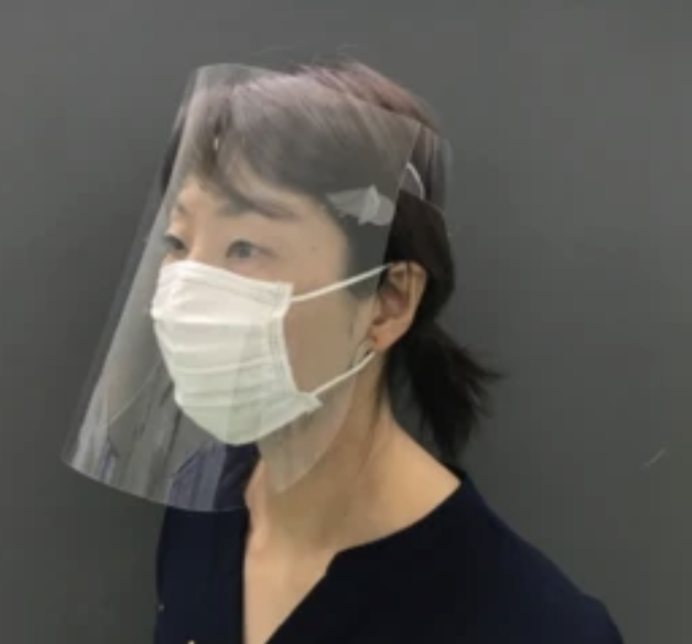 飛沫感染防止用 透明マスク フェイスガードシート提供申込支援サイトリリース。