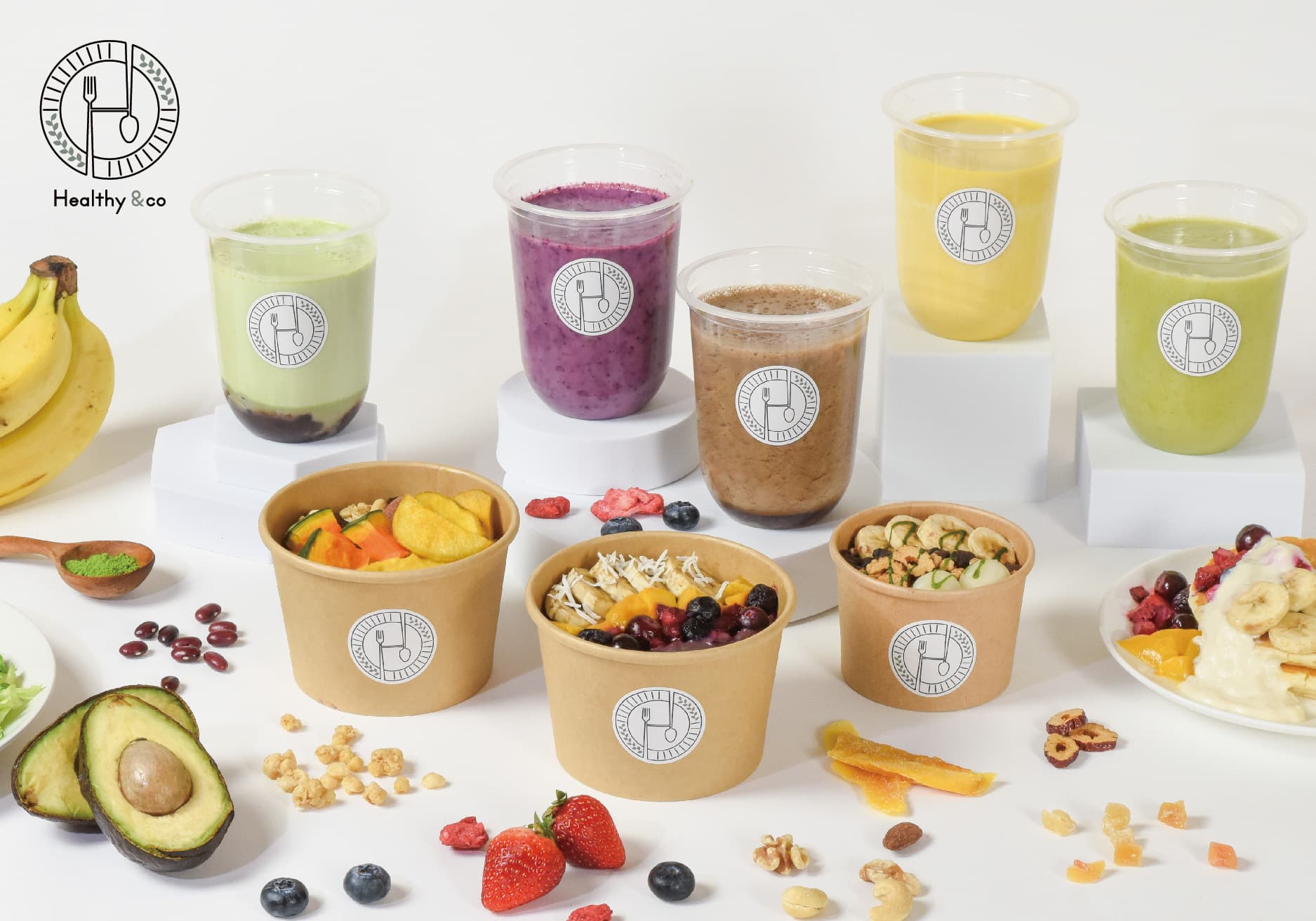 Healthy&Co秋葉原店にてヘルシーなナチュラルスイーツメニューが新登場!アサイーボウル・スムージー・ヴィーガンパンケーキを3月1日(土)よりUberEatsにて販売スタート!